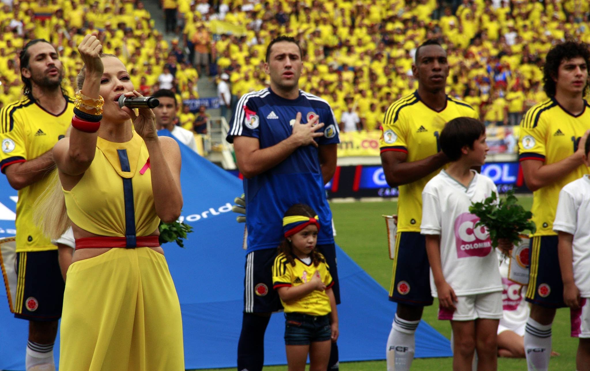 Fanny Lu interpretara el himno de Colombia para Brasil 2014